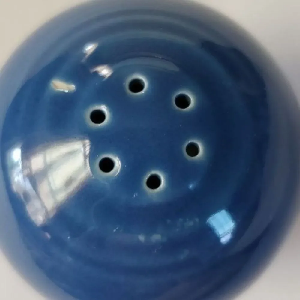Fiestaware Fiesta Small Shaker Salt Pepper CERAMIC Lapis Blue